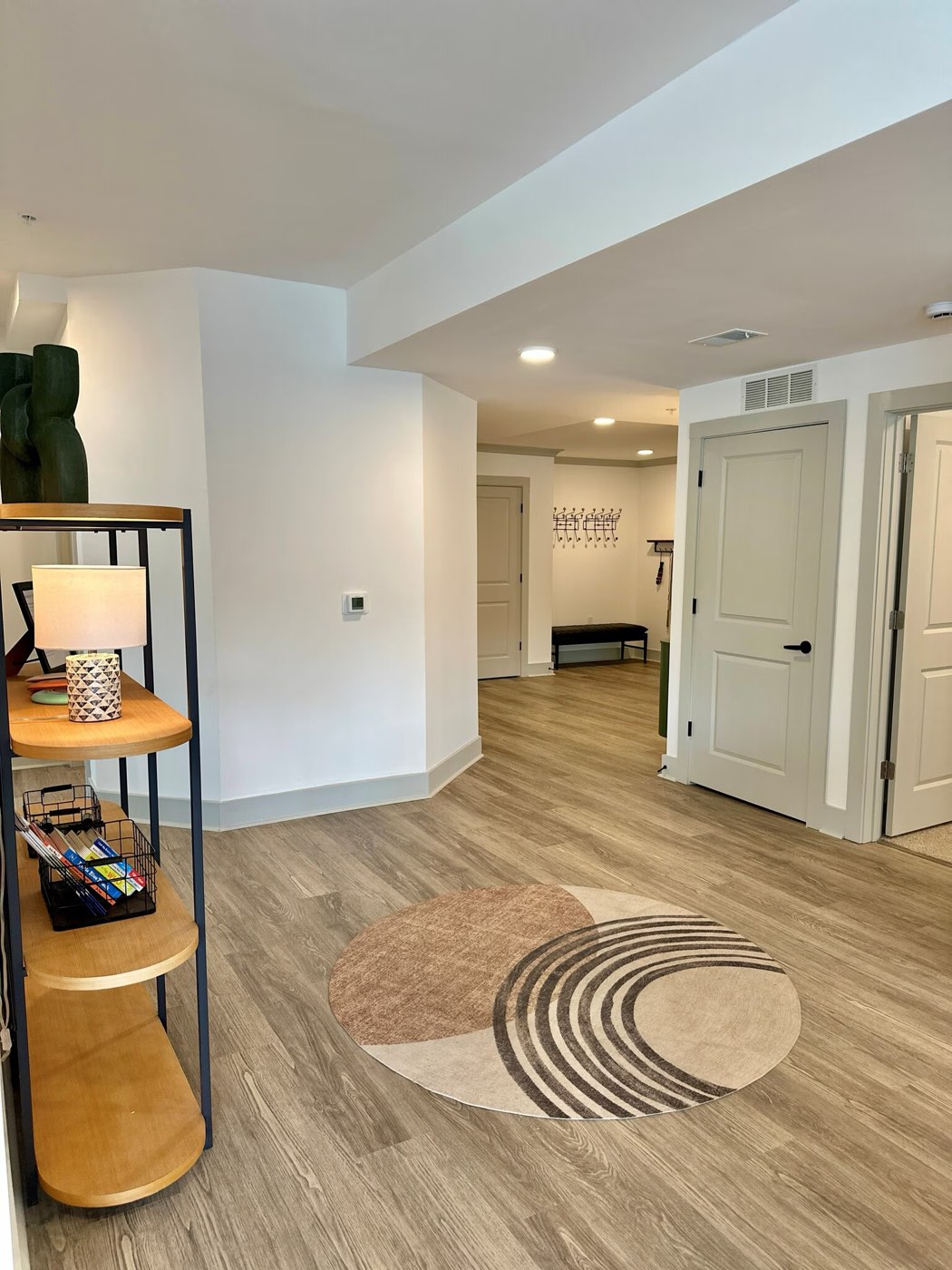 Entry hall with luxury plank flooring